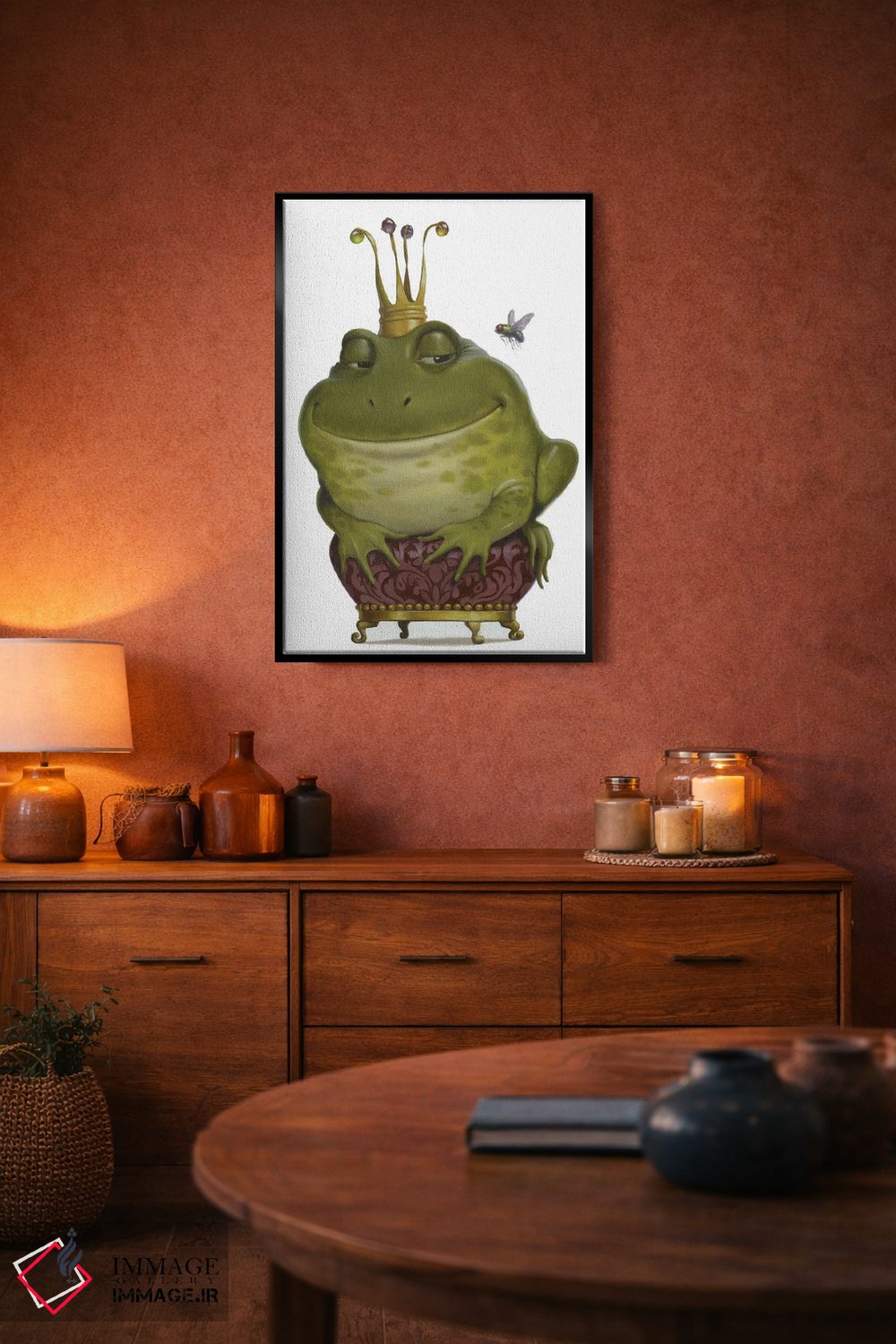 تابلو دکوراتیو شاهزاده قورباغه ای ۲ اثر لیزا فالکن سترن - D4B