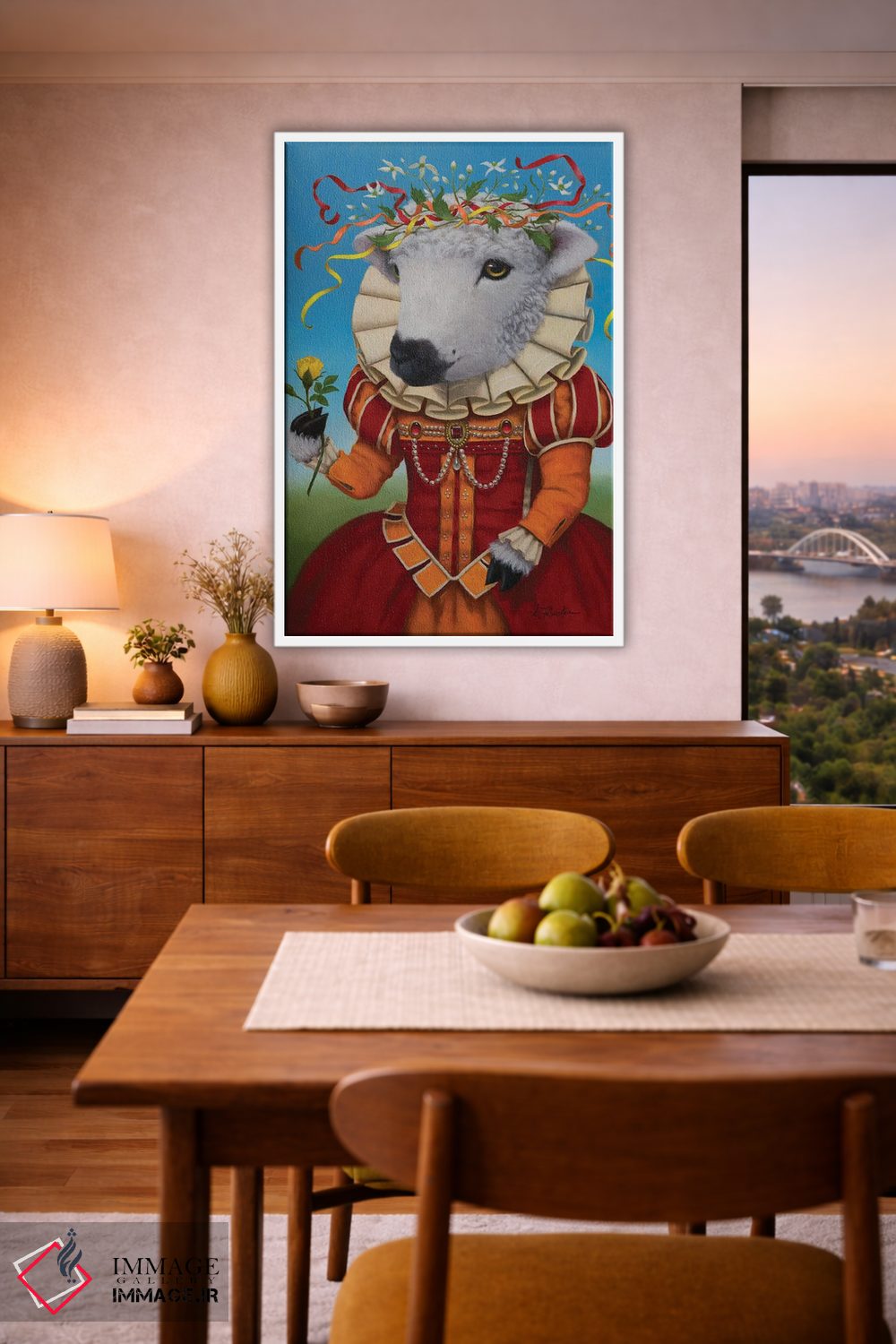 تابلو دکوراتیو دوشس موتون اثر لیزا فالکن سترن - D6W