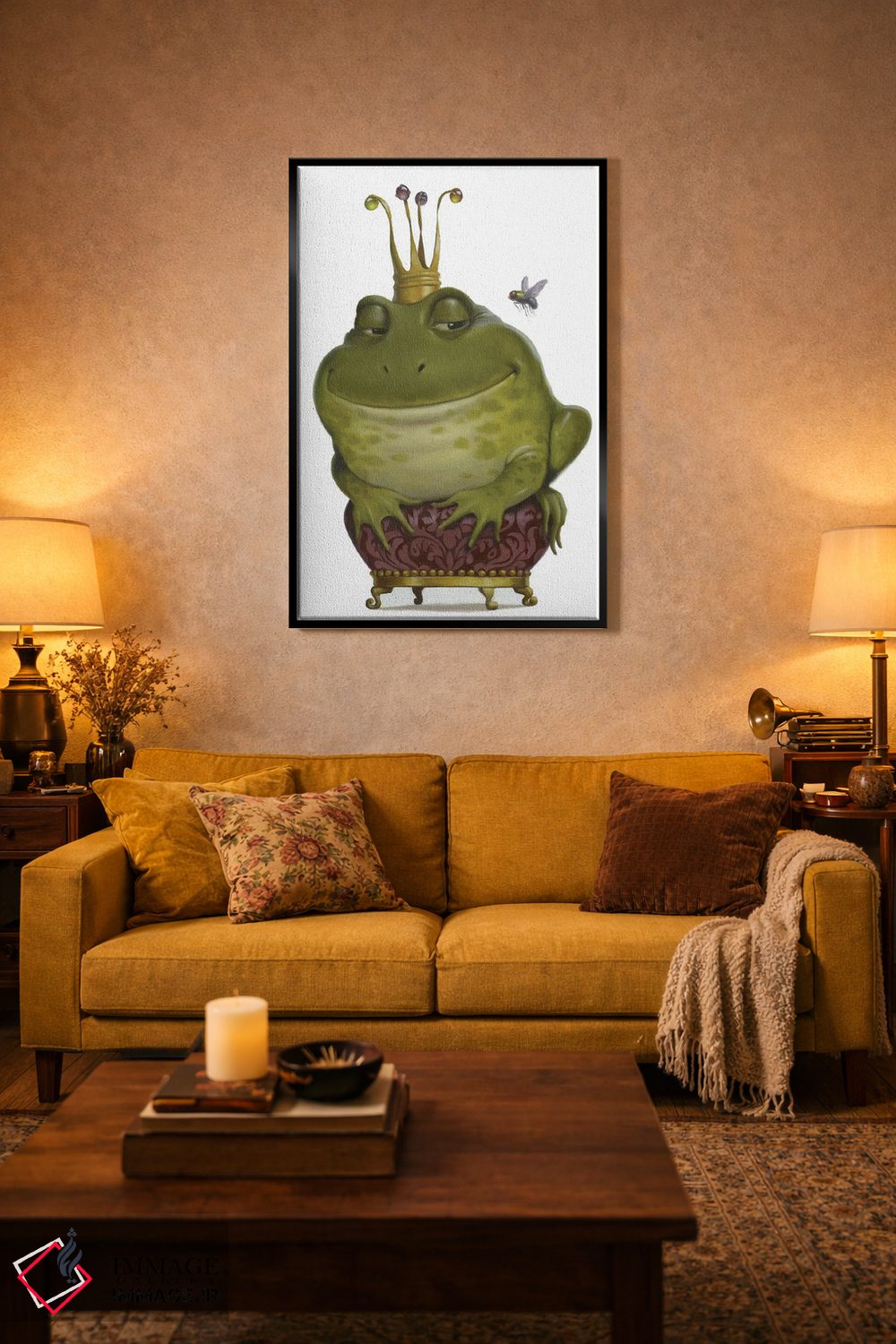 تابلو دکوراتیو شاهزاده قورباغه ای ۲ اثر لیزا فالکن سترن - D5B