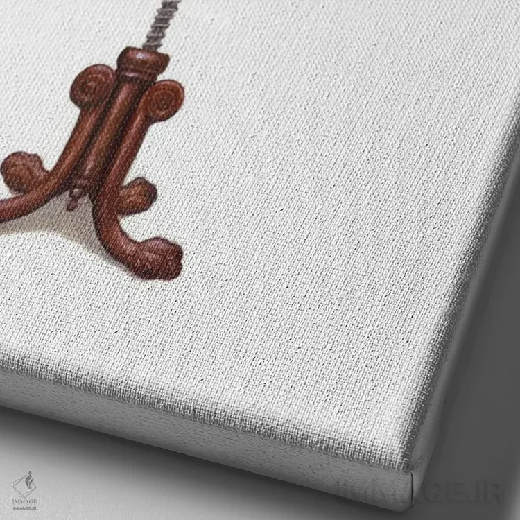 تابلو دکوراتیو قارچ قارچ نما اثر لیزا فالکن سترن - نمای نزدیک بافت بوم