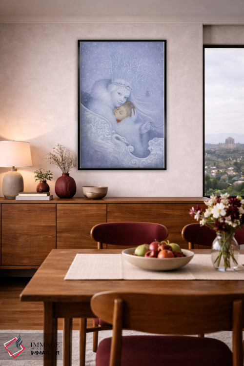 تابلو دکوراتیو ملکه برفی اثر لیزا فالکن سترن - D5B