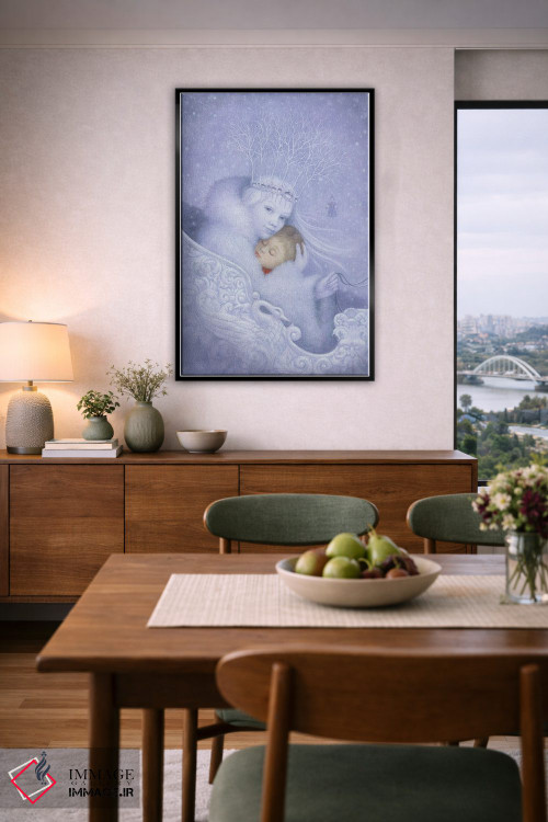 تابلو دکوراتیو ملکه برفی اثر لیزا فالکن سترن - D6B