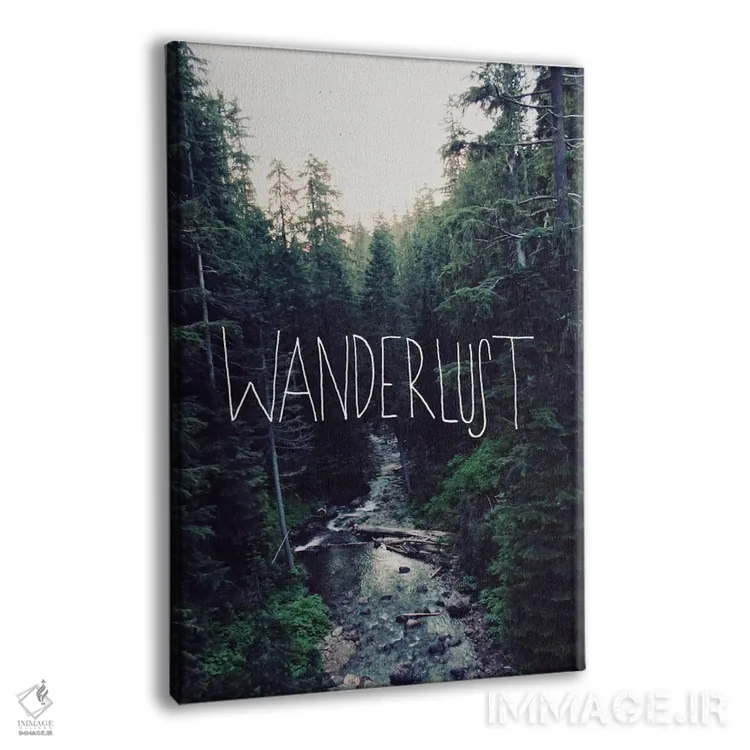 تابلو دکوراتیو آرزوی سفر، نهر رینیه اثر لیا فلورس - نمای پرسپکتیو محصول