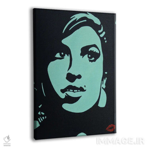 تابلو دکوراتیو امی واینهاوس اثر آلا گرانده - نمای پرسپکتیو محصول