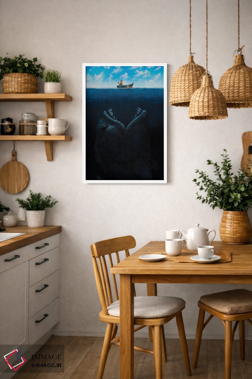 تابلو دکوراتیو صیـد روز اثر لیزا فالکن سترن - D1W