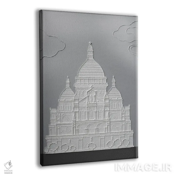 تابلو دکوراتیو سکره کر دو مونمارتر اثر آلا گرانده - نمای پرسپکتیو محصول