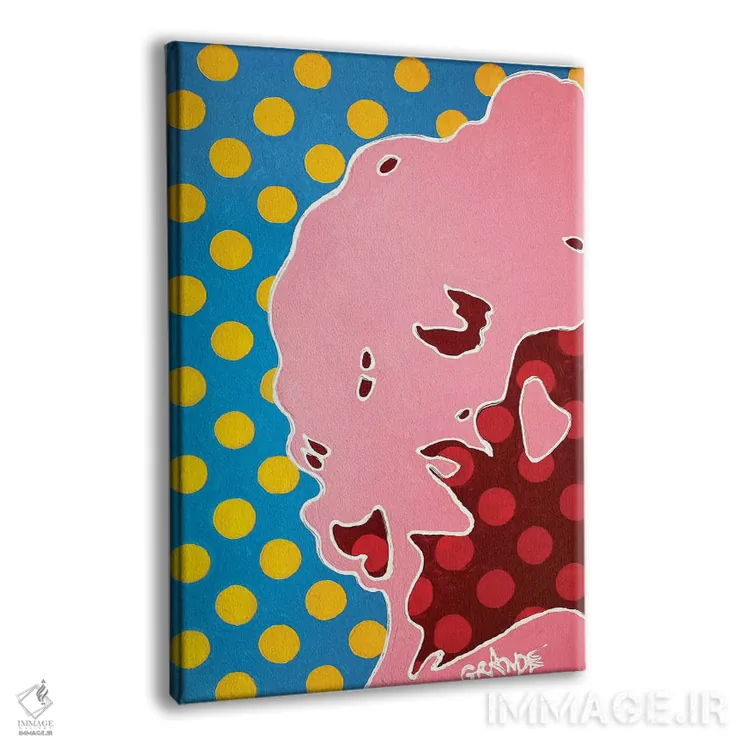 تابلو دکوراتیو شهوانیت اثر آلا گرانده - نمای پرسپکتیو محصول