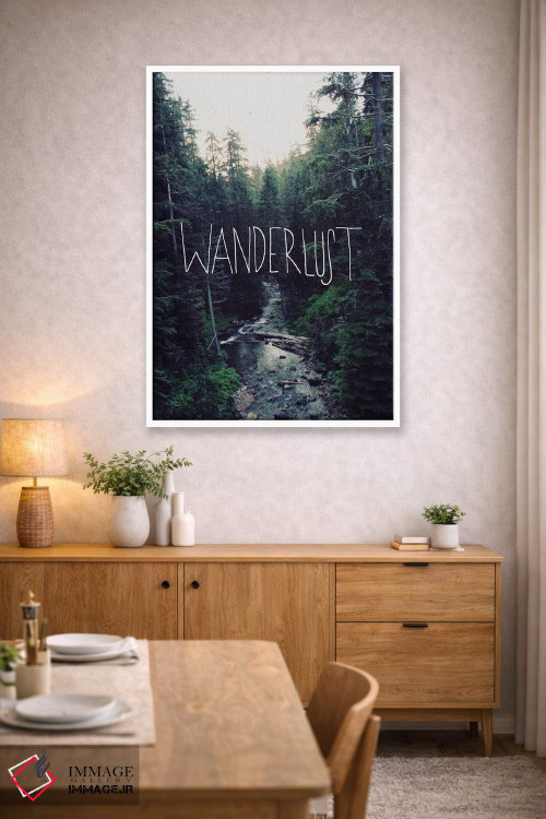 تابلو دکوراتیو آرزوی سفر، نهر رینیه اثر لیا فلورس - D4W