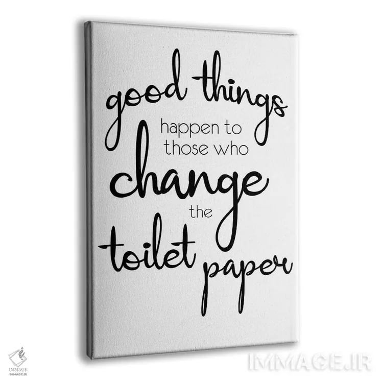 تابلو دکوراتیو چیزهای خوب اثر لورن گیبونز - نمای پرسپکتیو محصول