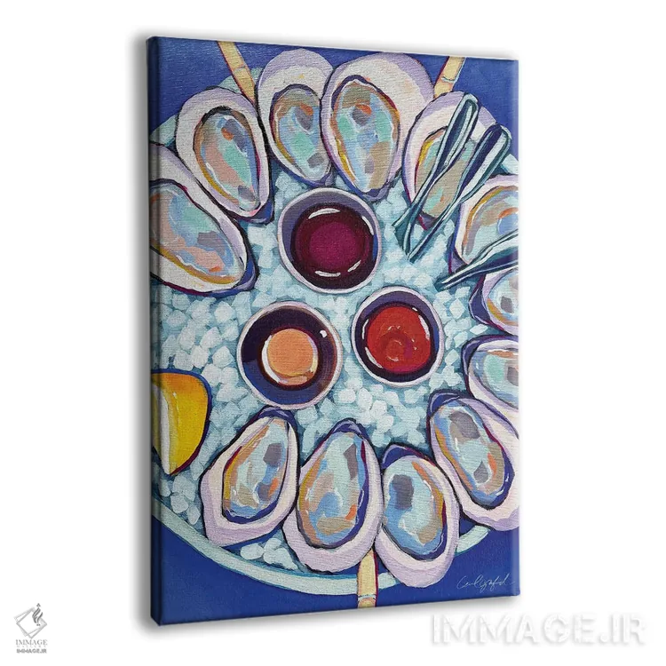 تابلو دکوراتیو صدف های نیوانگلند اثر لورل گرینفیلد - نمای پرسپکتیو محصول