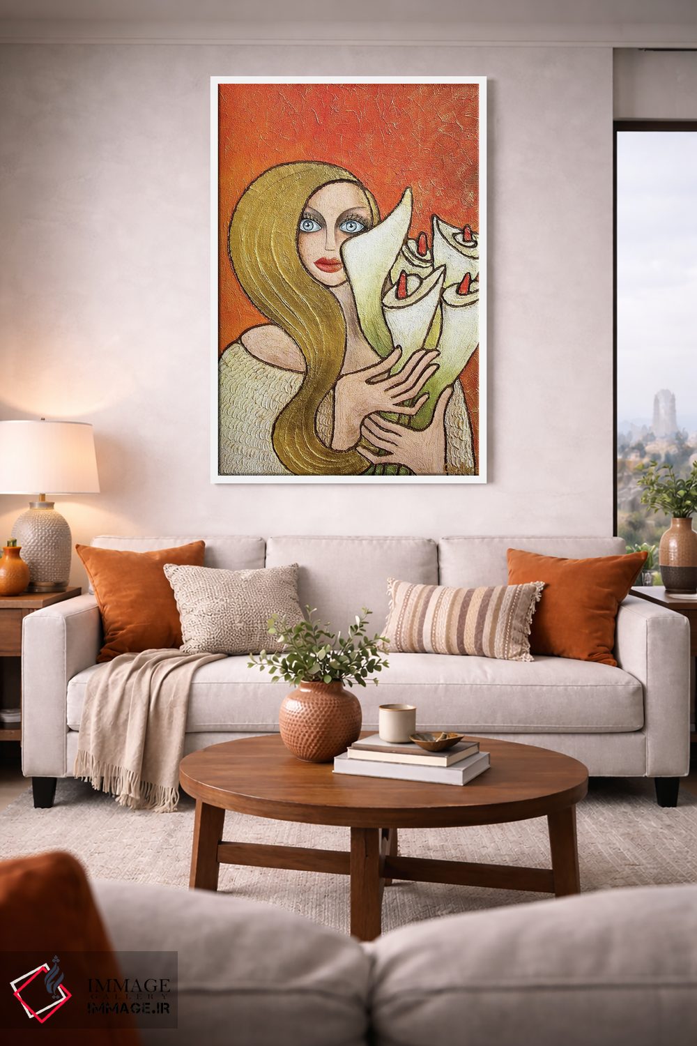 تابلو دکوراتیو کالا، بانو اثر آلا گرانده - D1W