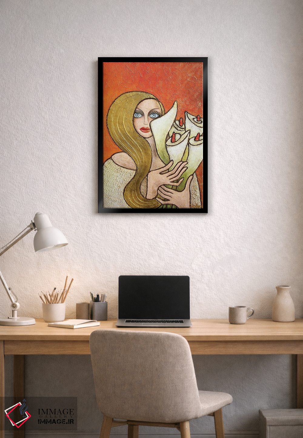 تابلو دکوراتیو کالا، بانو اثر آلا گرانده - D2B
