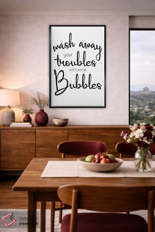 تابلو دکوراتیو بشوی و پاک کن اثر لورن گیبونز - D3B