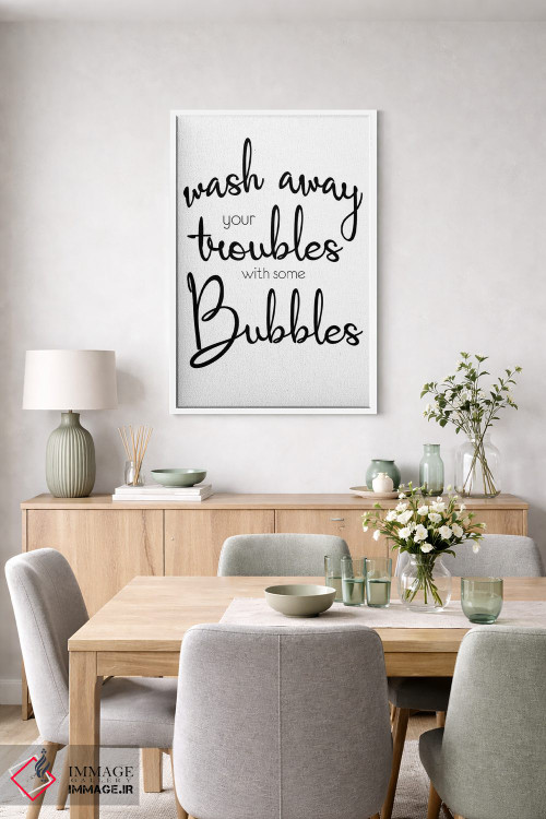 تابلو دکوراتیو بشوی و پاک کن اثر لورن گیبونز - D4W