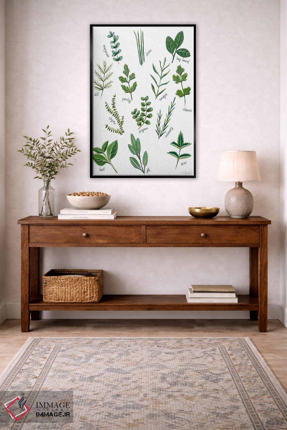 تابلو دکوراتیو سبزیجات معطر اثر لورل گرینفیلد - D5B