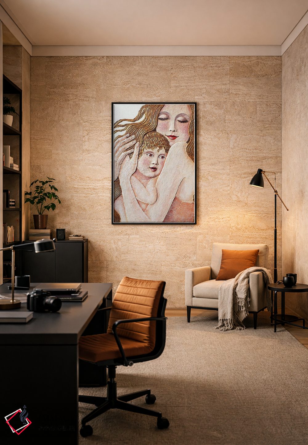 تابلو دکوراتیو امنیت اثر آلا گرانده - D6B