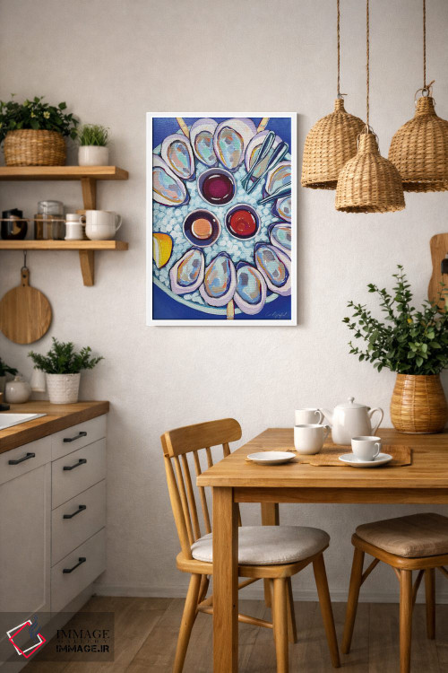 تابلو دکوراتیو صدف های نیوانگلند اثر لورل گرینفیلد - D4W