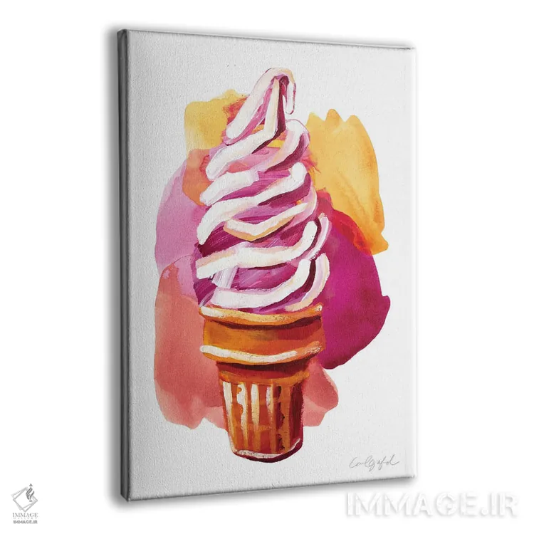 تابلو دکوراتیو بستنی در ماه مه II اثر لورل گرینفیلد - نمای پرسپکتیو محصول