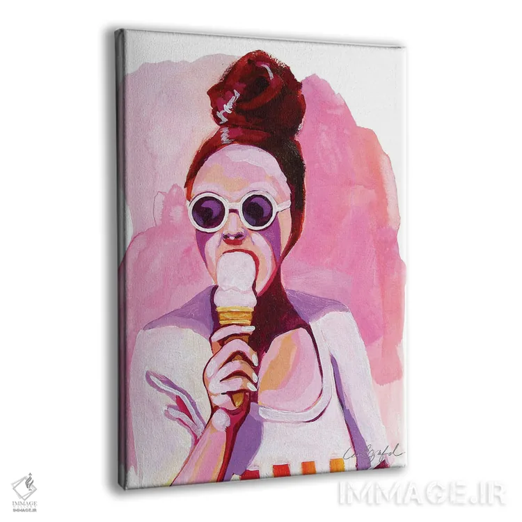 تابلو دکوراتیو بستنی برای لارل اثر لورل گرینفیلد - نمای پرسپکتیو محصول