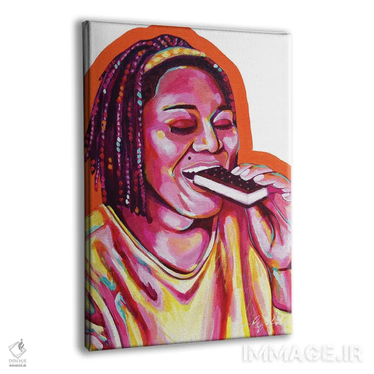 تابلو دکوراتیو بستنی برای کورین اثر لورل گرینفیلد - نمای پرسپکتیو محصول