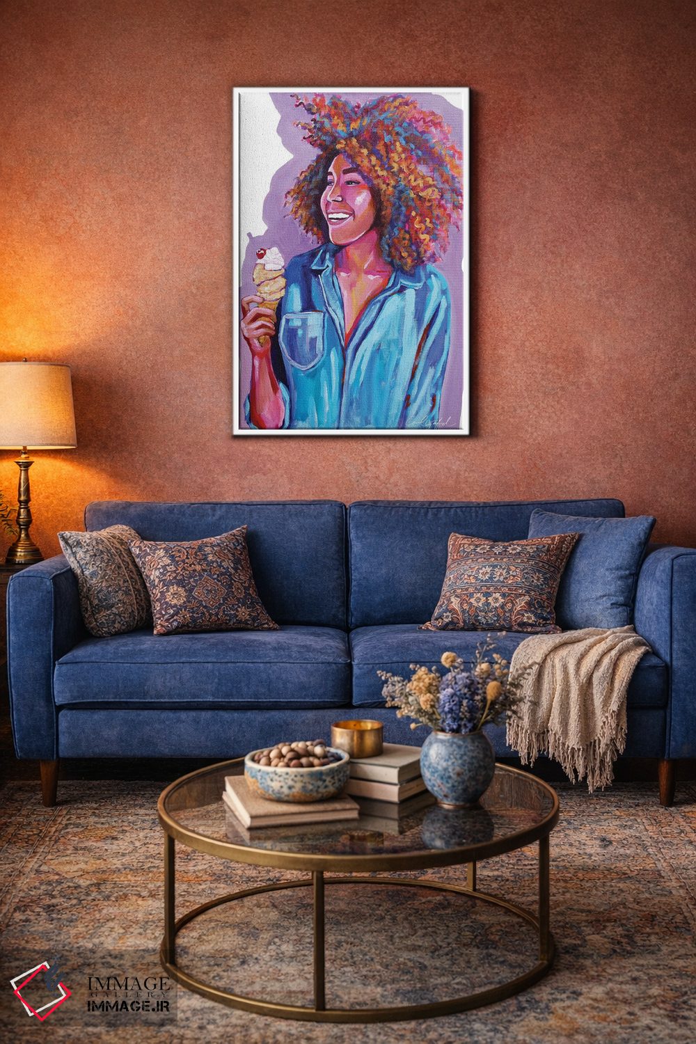 تابلو دکوراتیو بستنی برای جرل اثر لورل گرینفیلد - D4W