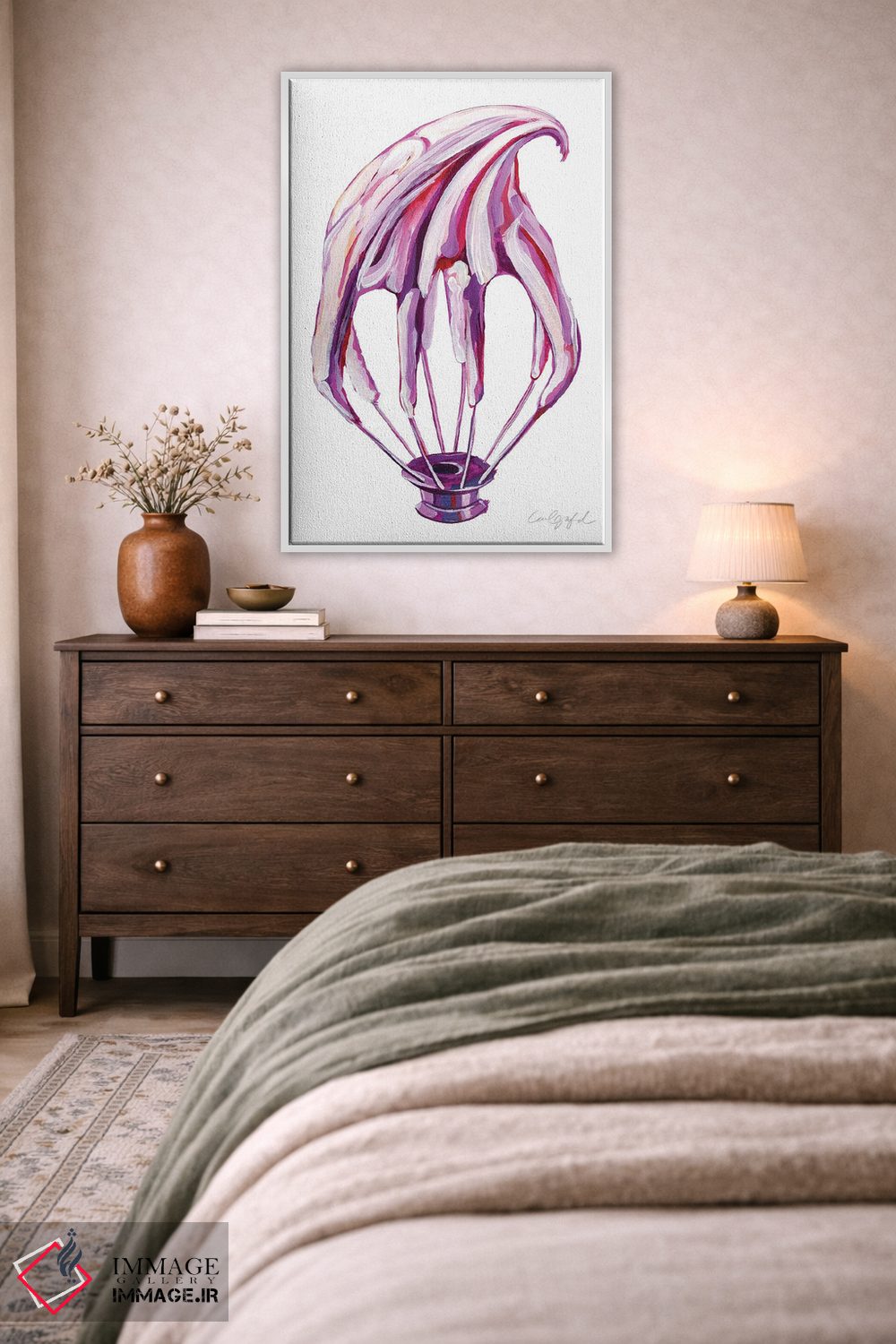 تابلو دکوراتیو همزن مرنگ اثر لورل گرینفیلد - D4W