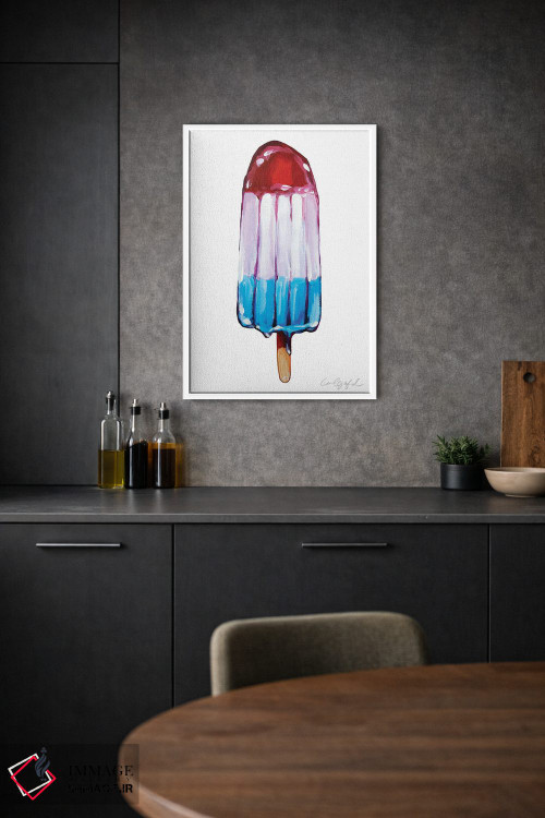 تابلو دکوراتیو بستنی موشکی اثر لورل گرینفیلد - D1W