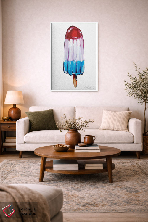 تابلو دکوراتیو بستنی موشکی اثر لورل گرینفیلد - D3W