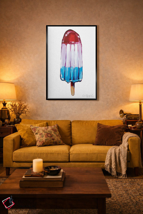 تابلو دکوراتیو بستنی موشکی اثر لورل گرینفیلد - D4B