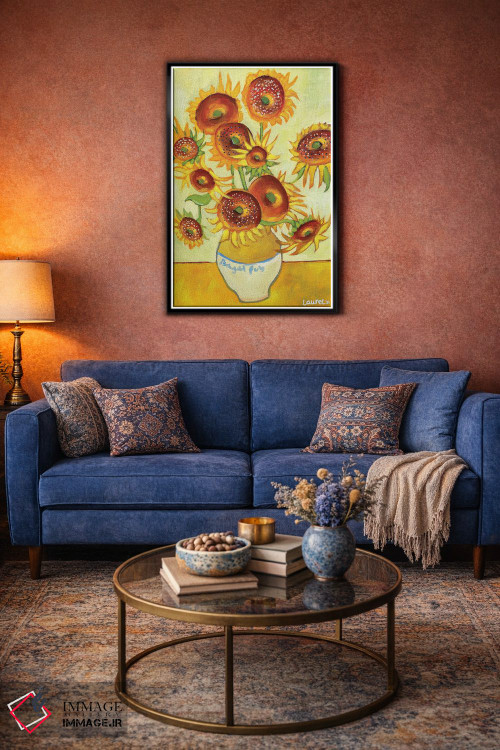 تابلو دکوراتیو بیگل آفتاب گردان اثر لورل گرینفیلد - D4B