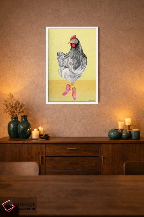 تابلو دکوراتیو مرغ رقصنده باله اثر آملی لگو - D1W