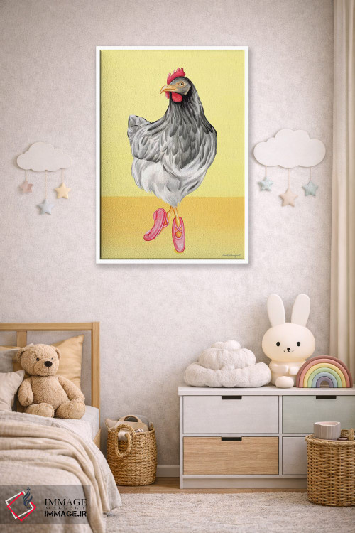 تابلو دکوراتیو مرغ رقصنده باله اثر آملی لگو - D4W