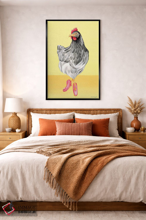 تابلو دکوراتیو مرغ رقصنده باله اثر آملی لگو - D5B