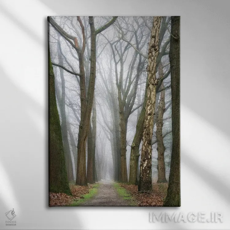 تابلو دکوراتیو در پایان، آغازی نو خواهی یافت اثر لارس فان ده خور - نمای روبهرو روی دیوار