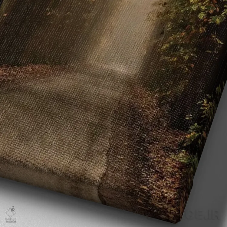 تابلو دکوراتیو فولیا اثر لارس فان ده خور - نمای نزدیک بافت بوم