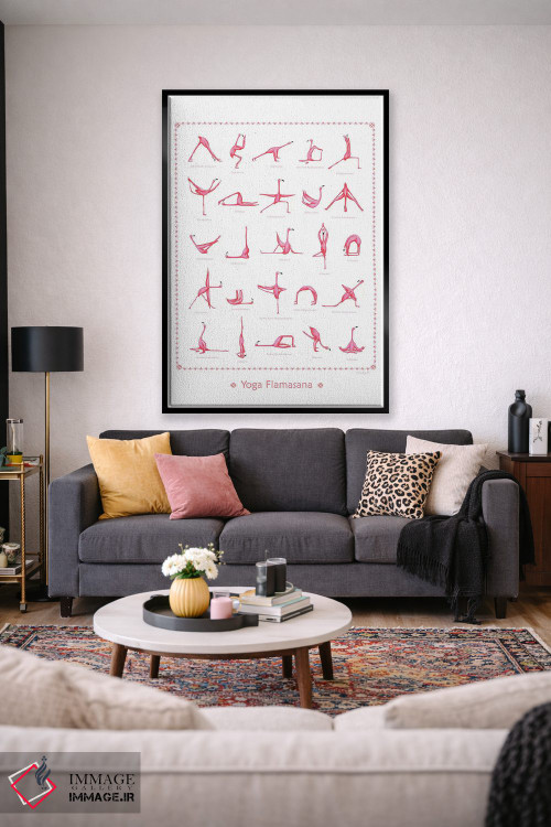 تابلو مینیمال یوگا اثر آملی لگو - D2B