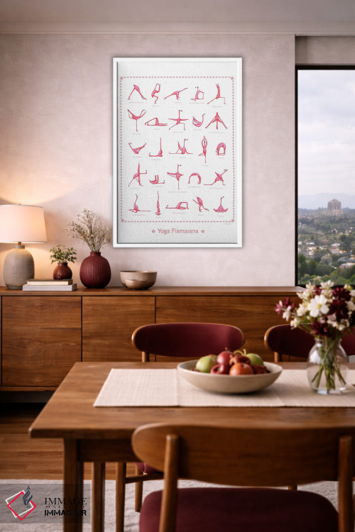 تابلو مینیمال یوگا اثر آملی لگو - D4W