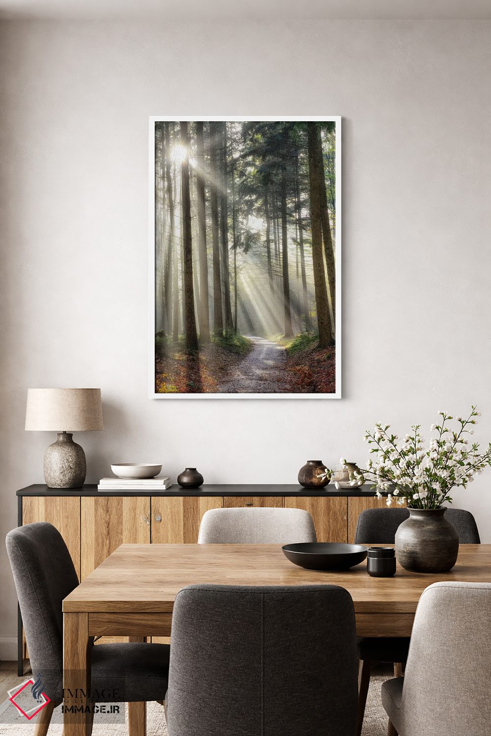 تابلو دکوراتیو پیچیدن به چپ می تواند درست باشد اثر لارس فان ده خور - D2W