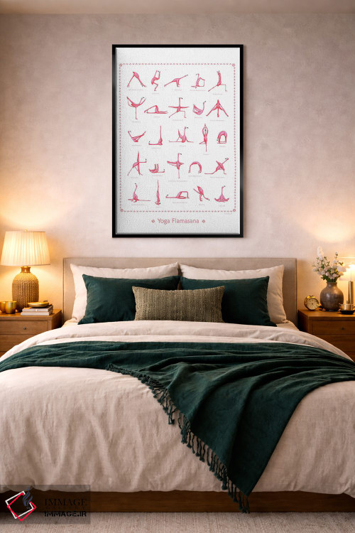 تابلو مینیمال یوگا اثر آملی لگو - D5B