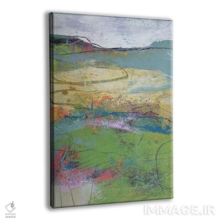 تابلو انتزاعی نمای آرام اثر لوری هاف - نمای پرسپکتیو محصول