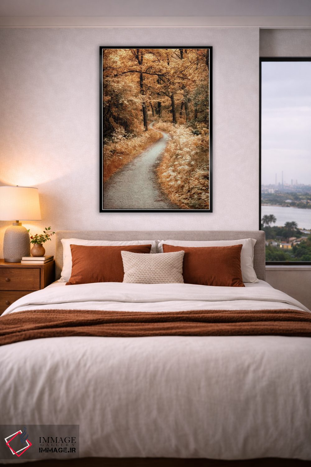 تابلو دکوراتیو مسیر پرپیچ وخم اثر لارس فان ده خور - D4B