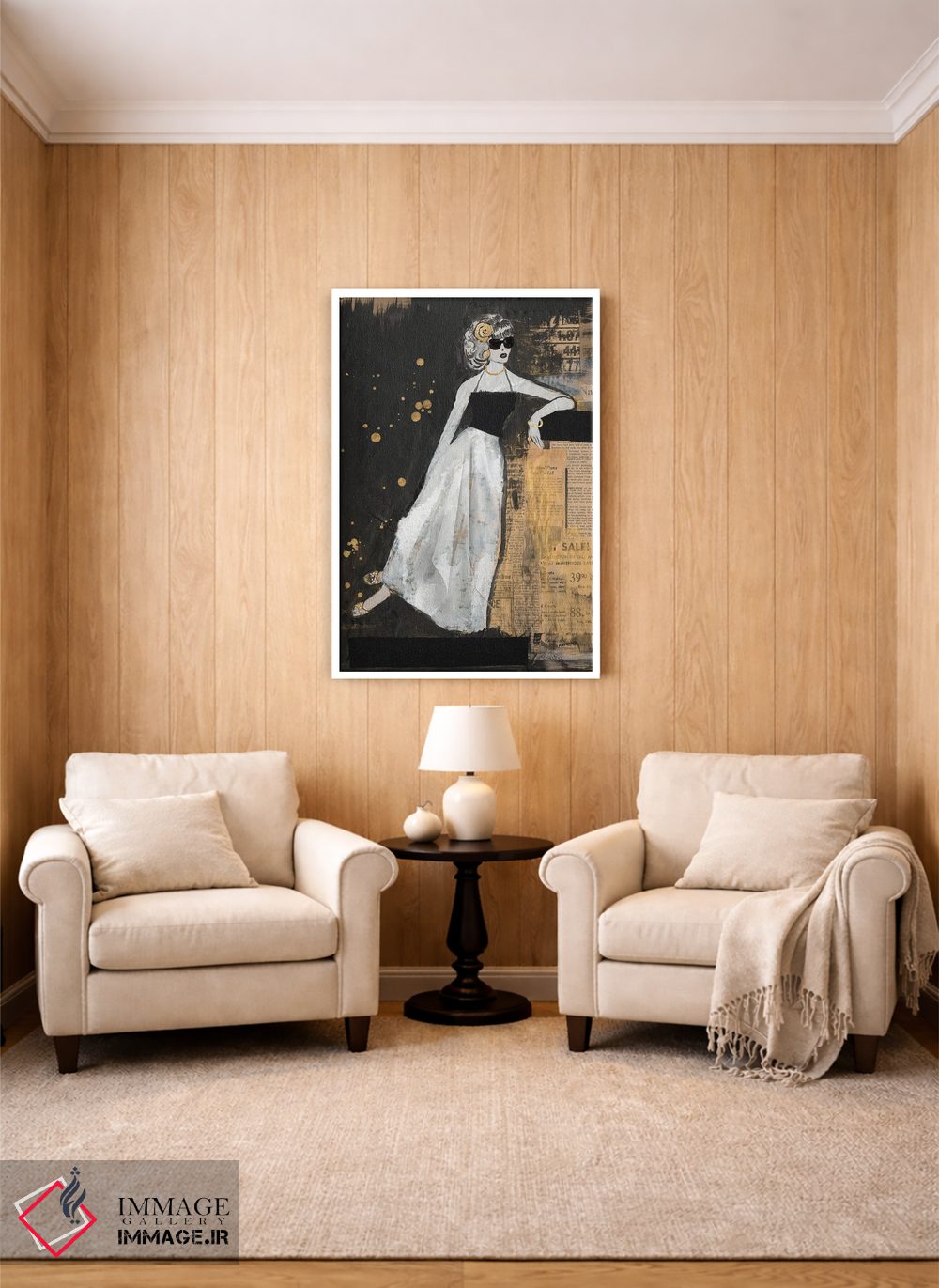 تابلو مدرن جذابیت ۲ اثر آلیشیا لانگلی - D3W