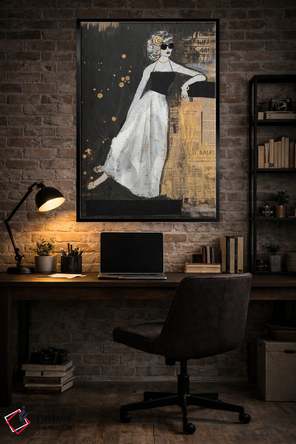 تابلو مدرن جذابیت ۲ اثر آلیشیا لانگلی - D6B