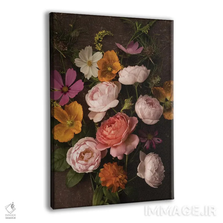 تابلو دکوراتیو یک جیب پر از گل اثر لیا مک لین - نمای پرسپکتیو محصول