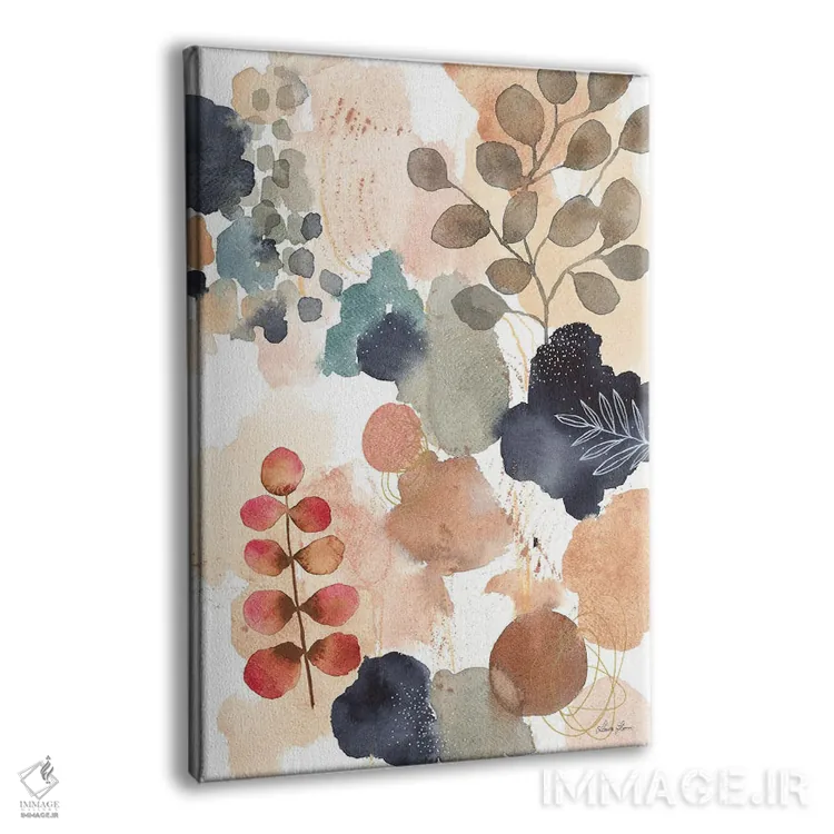 تابلو انتزاعی طبیعت آرام IV اثر لورا هورن - نمای پرسپکتیو محصول