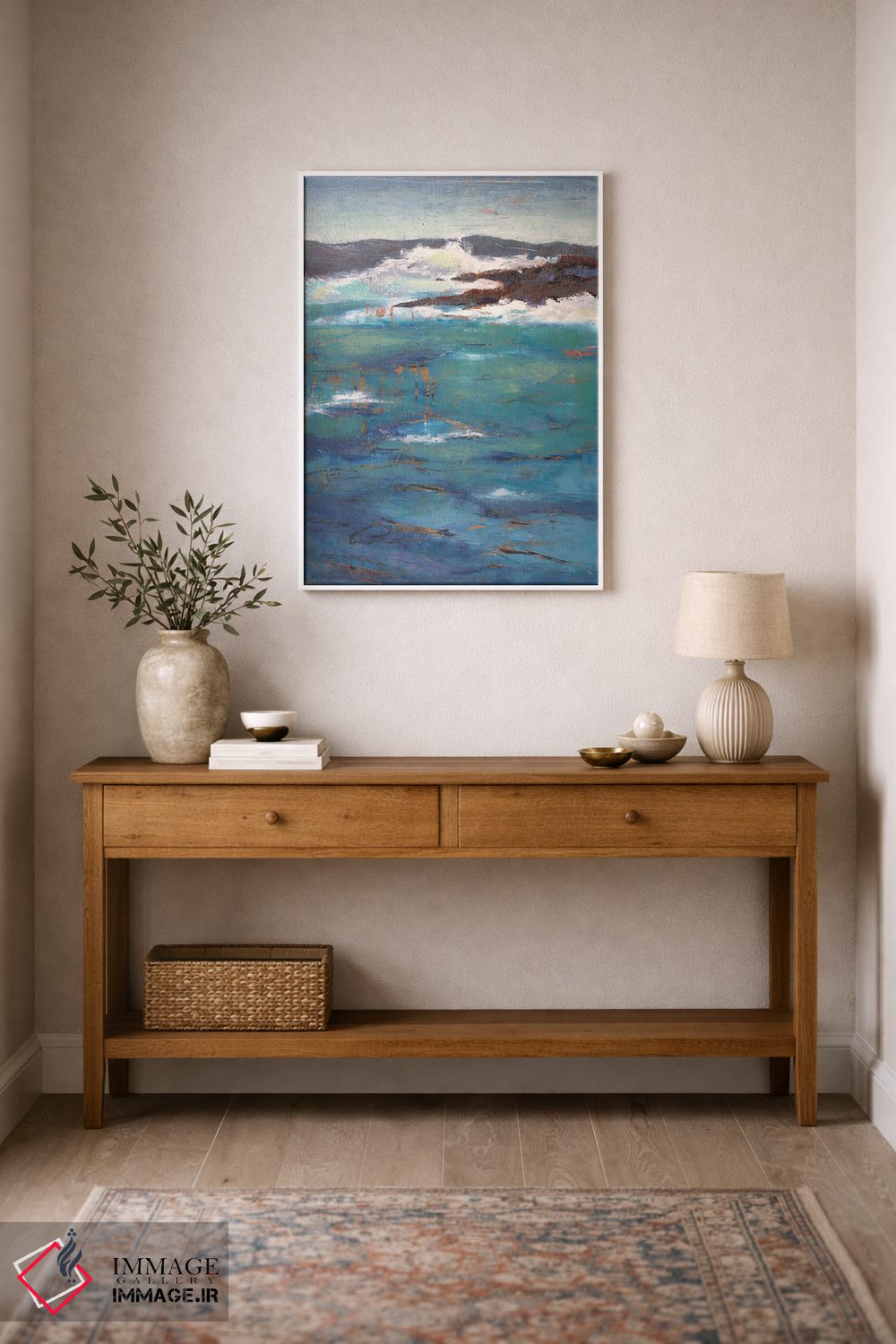 تابلو انتزاعی ریتم کائوآئی اثر لوری هاف - D1W