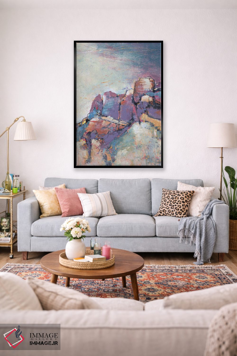 تابلو انتزاعی سدونای من اثر لوری هاف - D1B