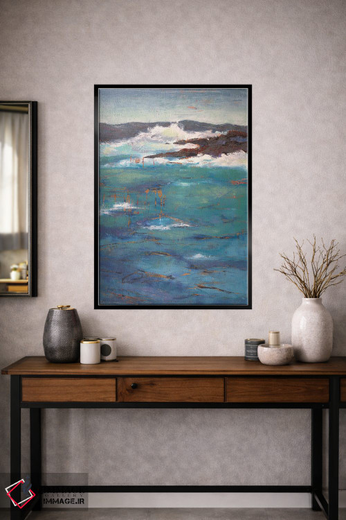 تابلو انتزاعی ریتم کائوآئی اثر لوری هاف - D2B