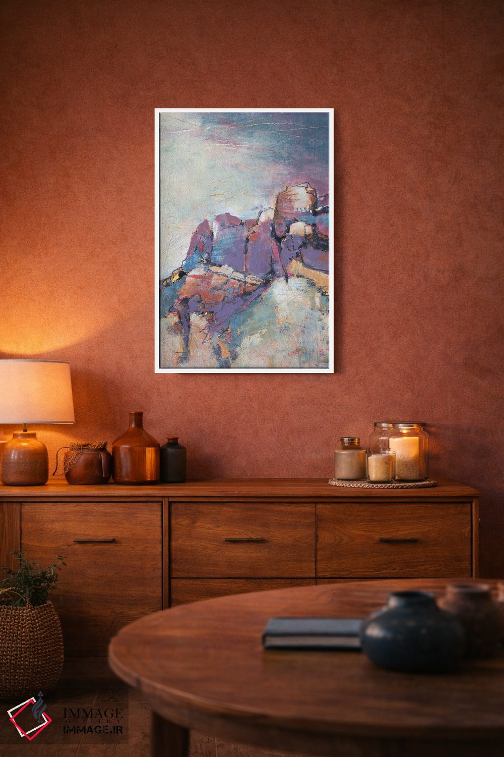 تابلو انتزاعی سدونای من اثر لوری هاف - D3W