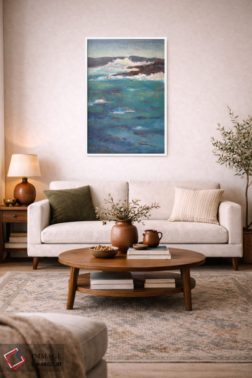 تابلو انتزاعی ریتم کائوآئی اثر لوری هاف - D4W